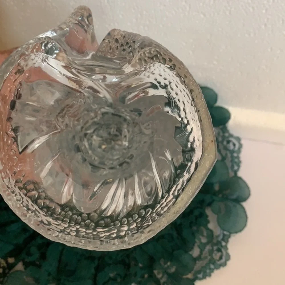 Christmas, Clear hard plastic, Santa Clause